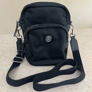 Tory Burch Virginia Black Nylon Camera Bag